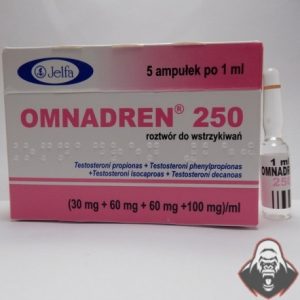 Omnadren 250 Jelfa (250 mg/ml) 1 ml -33% emballage du médicament