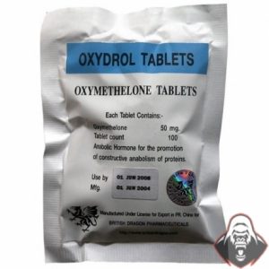 Oxydrol 50mg x 100 comprimés (Dragon Britannique) -33% emballage du médicament