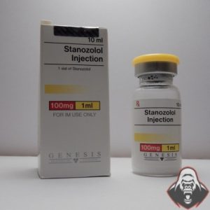 Stanozolol Injectable Genesis (100 mg/ml) 10 ml -33% emballage du médicament