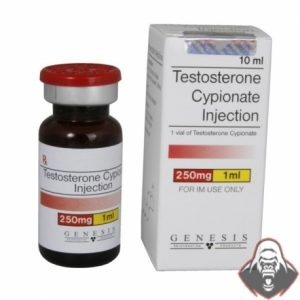 Testostérone Cypionate Genesis (250 mg/ml) 10 ml -33% emballage du médicament