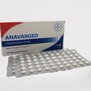 Anavarged (Oxandrolon) 10 mg Euro Prime Farmaceuticals emballage du médicament