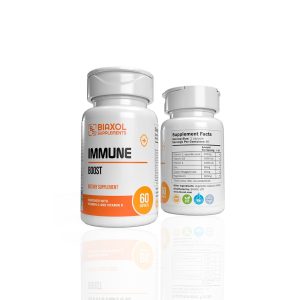 Immune Boost (60 capsules) Biaxol Supplements emballage du médicament
