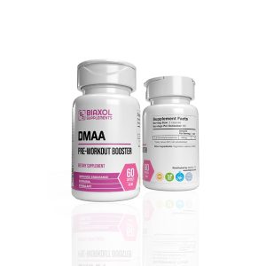 DMAA 60 mg Biaxol Supplements emballage du médicament