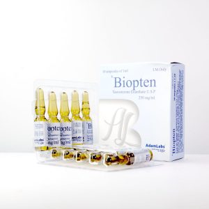 Biopten (Testosterone Enantate U.S.P.) 250 mg AdamLabs emballage du médicament