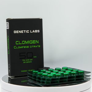Clomigen 50 mg Genetic Labs emballage du médicament