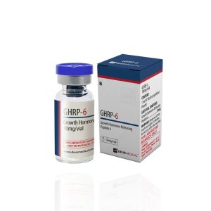 GHRP-6 (Growth Hormone-Releasing Peptide 6) 10 mg Deus Medical emballage du médicament