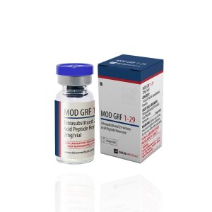 MOD GRF 1-29 (Tetrasubstitued 29-Amino Acid Peptide Hormone) 2 mg Deus Medical emballage du médicament
