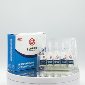 Testosterone Cypionate 250 mg Elbrus Pharmaceuticals emballage du médicament