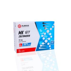 MK 677 (Ibutamoren) 10 mg Elbrus Pharmaceuticals emballage du médicament