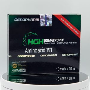 HGH Somatropin Amino Acid 191 10 IU Genopharm emballage du médicament