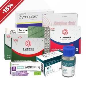Cure de masse : expérimenter [IV]. Boldénone + mélange de testostérone + anapolone + propionate de testostérone + mesterolone emballage du médicament