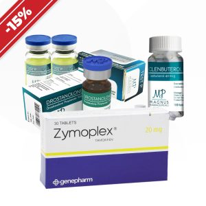 Un cours d’amaigrissement pour débutants [III] . Testostérone propionate, drostanolone et clenbutérol emballage du médicament