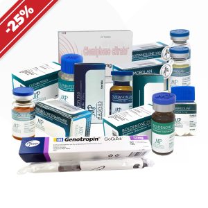 Cours à long terme pour la prise de masse musculaire et le soulagement de l’hormone de croissance pour les pros emballage du médicament