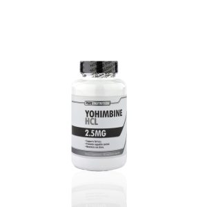 Yohimbine HCL 2,5 mg Pure Nutrition emballage du médicament