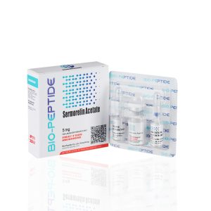 Sermorelin Acetate 5 mg Bio-Peptide emballage du médicament