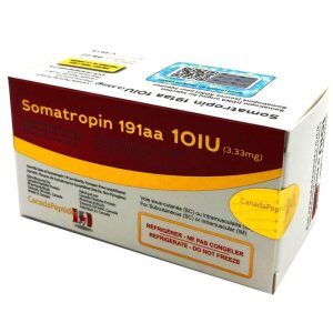 Somatropin 191aa 10 IU Canada Peptides emballage du médicament
