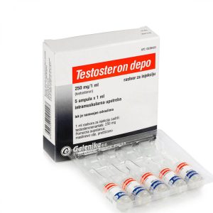 Testosteron Depo (Testosteron Enanthato) 250 mg Galenika emballage du médicament