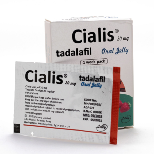 Cialis jelly 20 mg Eli Lilly emballage du médicament