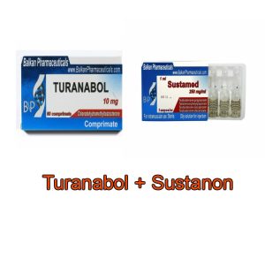 Cycle, masse musculaire de qualité (Turanabol + Sustanon) emballage du médicament