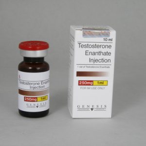 Injectable Testosterone Enanthate 250mg/ml (10ml) emballage du médicament