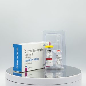 Chorionic Gonadotropin Injection IP EUTRIG-HP 2000 IU Samarth emballage du médicament