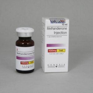 Methandienone Genesis 100mg/ml (10ml) emballage du médicament