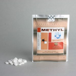 Méthyl Hubei 10 mg (50 comprimés) emballage du médicament