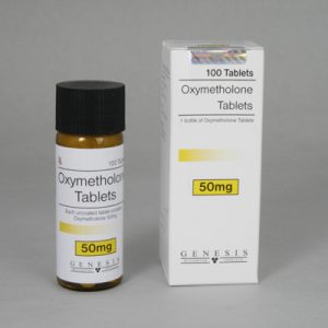 Comprimés d’oxymétholone 50 mg (100 com) emballage du médicament