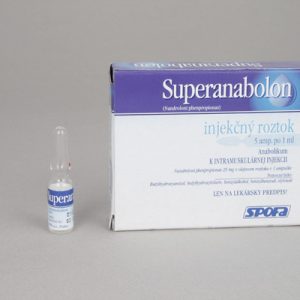 Superanabolone 25mg/amp (5amp) emballage du médicament