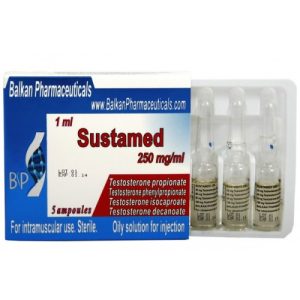 Sustamed 250 mg/ampère emballage du médicament