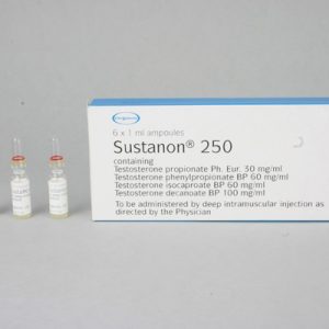Sustanon Angleterre 250mg/amp emballage du médicament