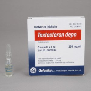 Testostérone Depo Galenika 250mg/amp emballage du médicament