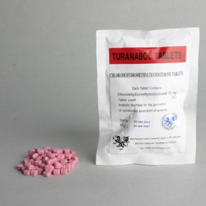 Comprimés de Turanabol 10 mg (200 comprimés) emballage du médicament