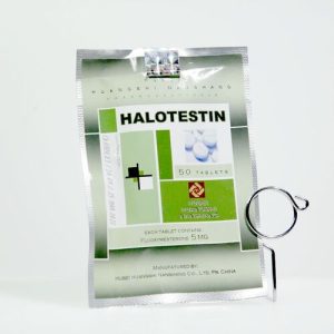 Halotestin 5 mg Hubei Huangshi Nanshang emballage du médicament