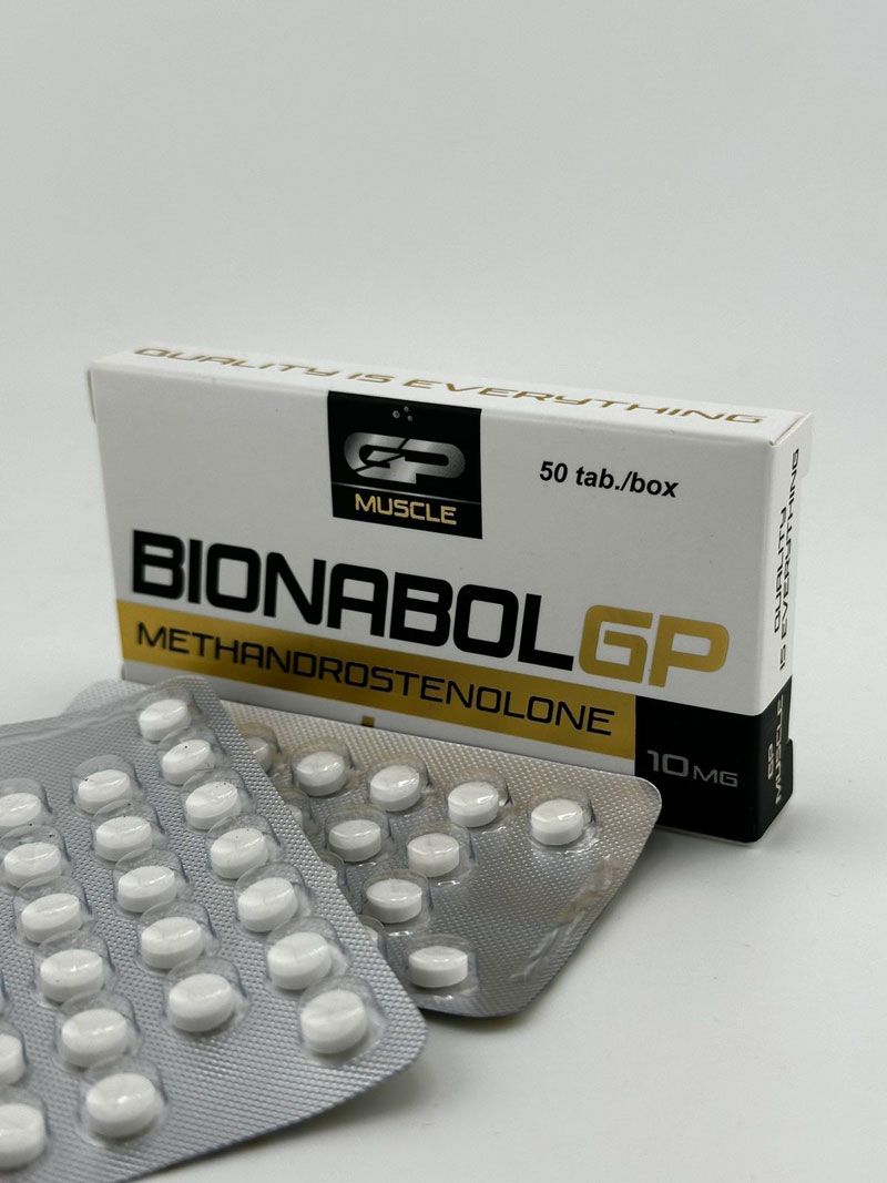 Methandienone 10 mg GP Muscle emballage du médicament