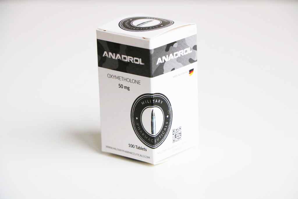 Anadrol 50 mg Military Pharma emballage du médicament