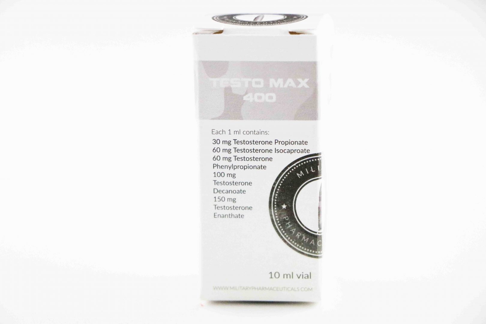 Testo Max 400 mg Military Pharma emballage du médicament