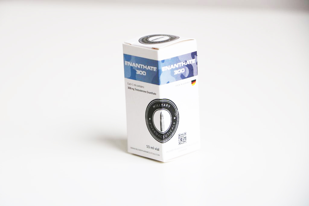 Test Enanthate 300 mg Military Pharma emballage du médicament