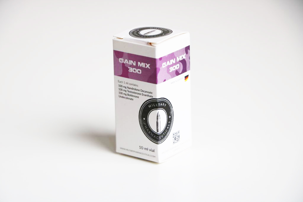 Gain Mix 300 mg Military Pharma emballage du médicament