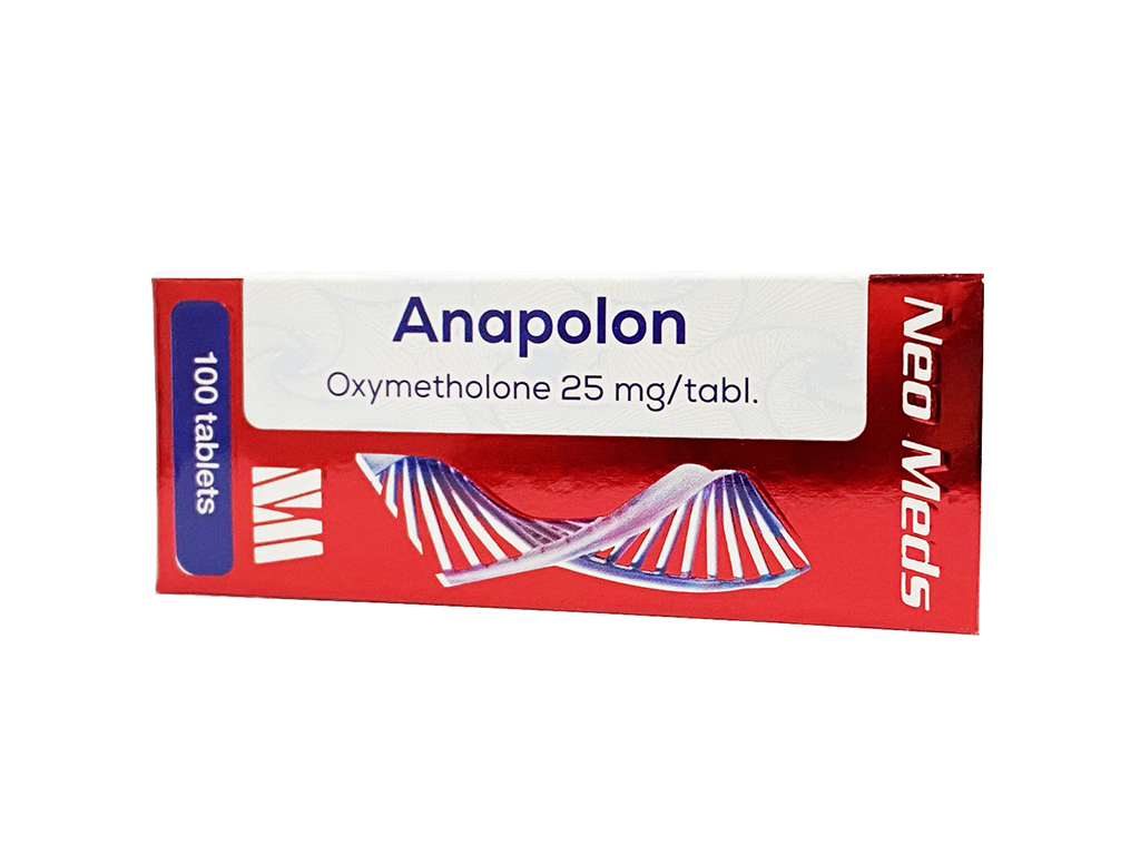 Anapolone 25 mg Neo Meds emballage du médicament
