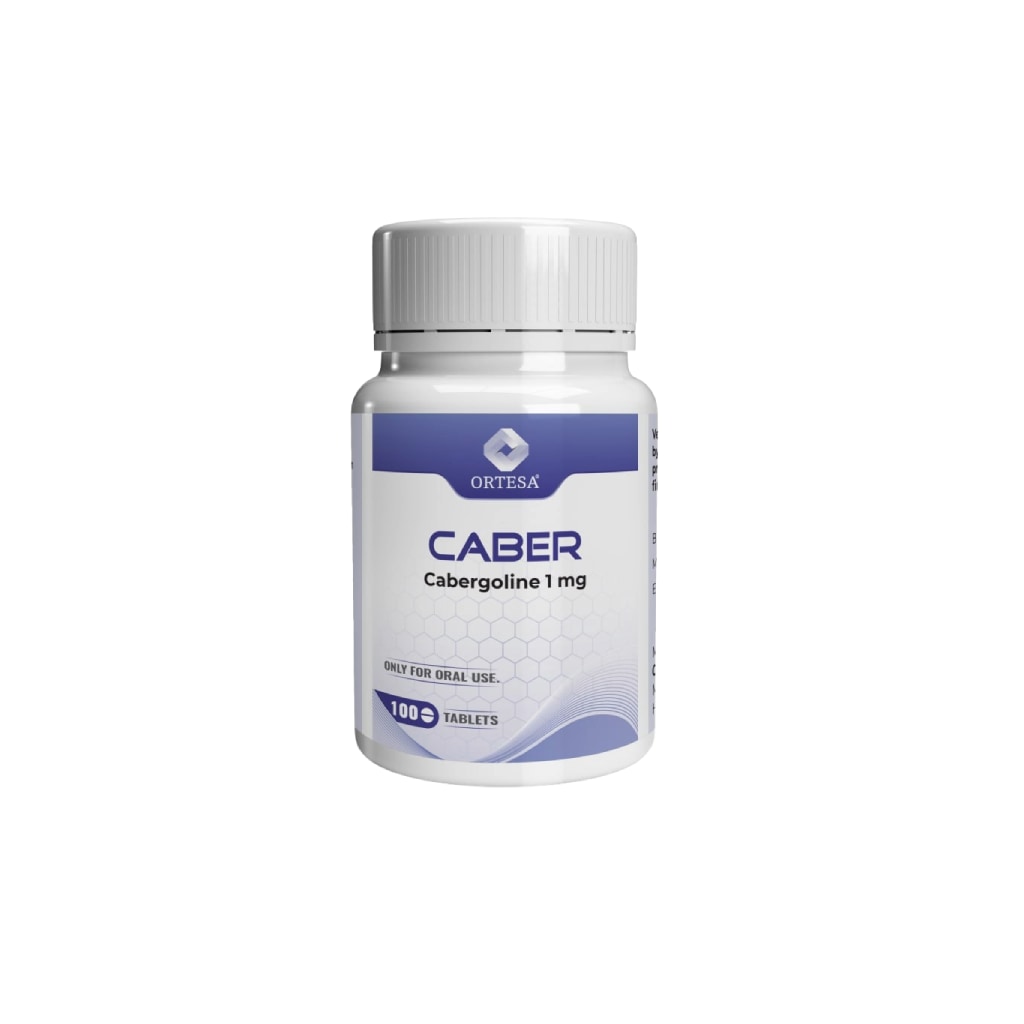 Cabergoline 1 mg Ortesa Pharmaceuticals emballage du médicament