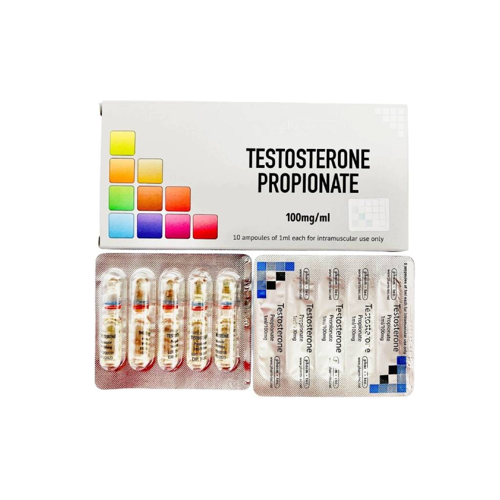 Testosterone Propionate 100 mg Pharmtech emballage du médicament