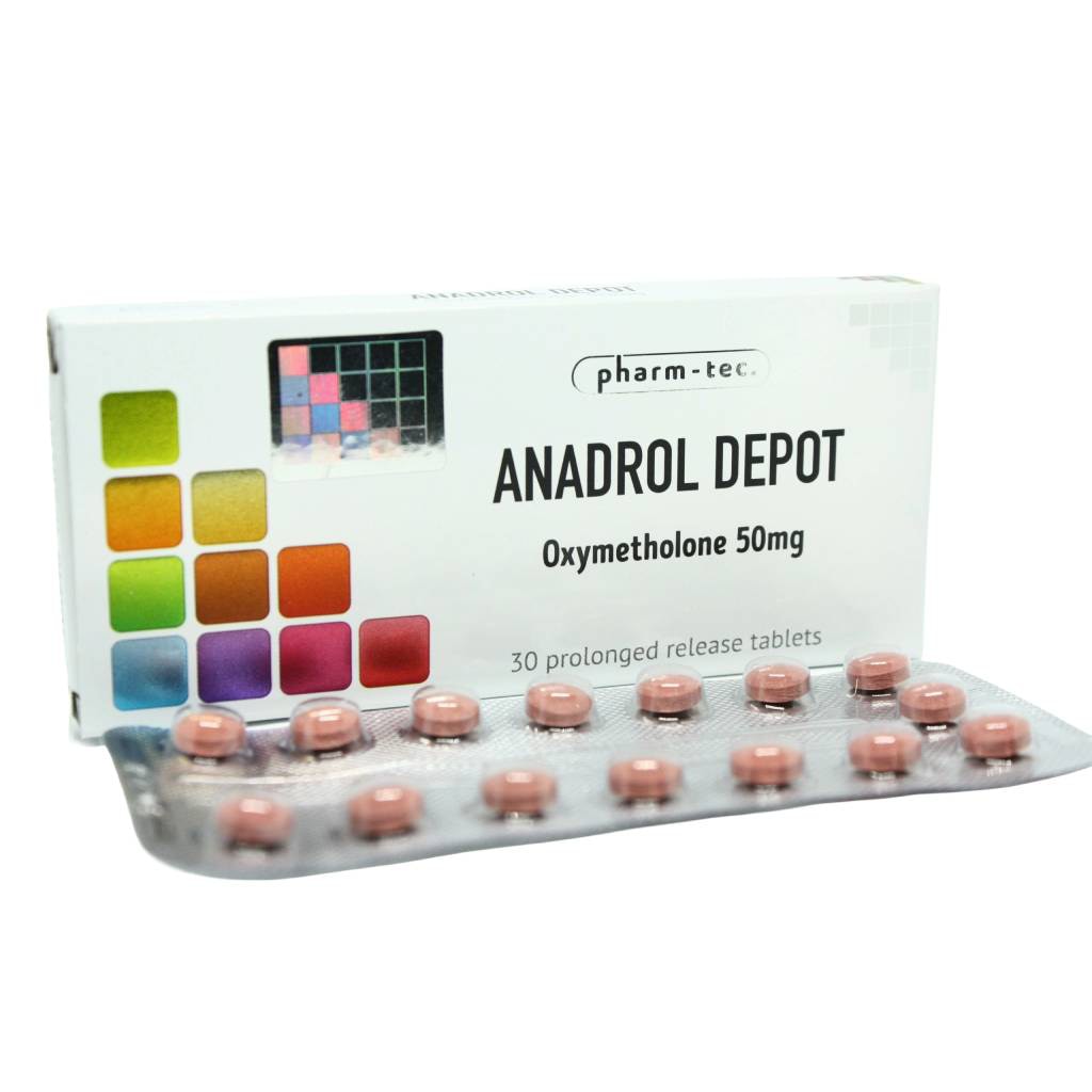 Anadrol 50 mg Pharmtech emballage du médicament